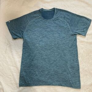 Lululemon Athletica Heathered Blue Men's Polo - Size XL